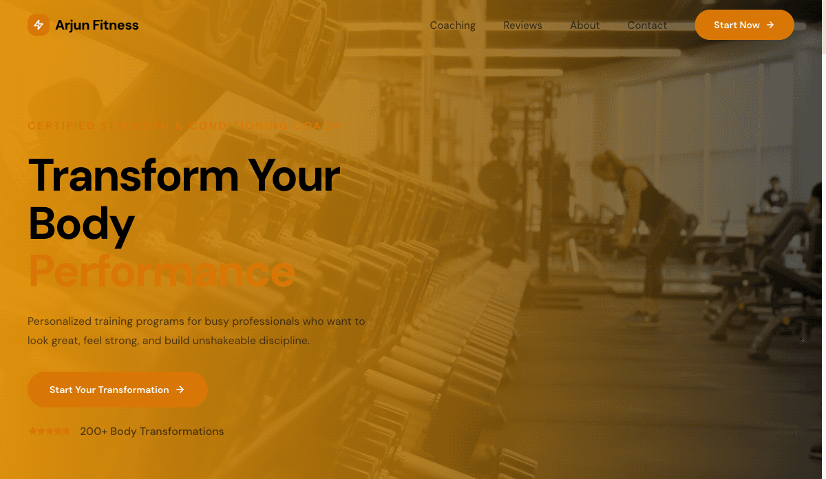 Coach — Trainer & Performance