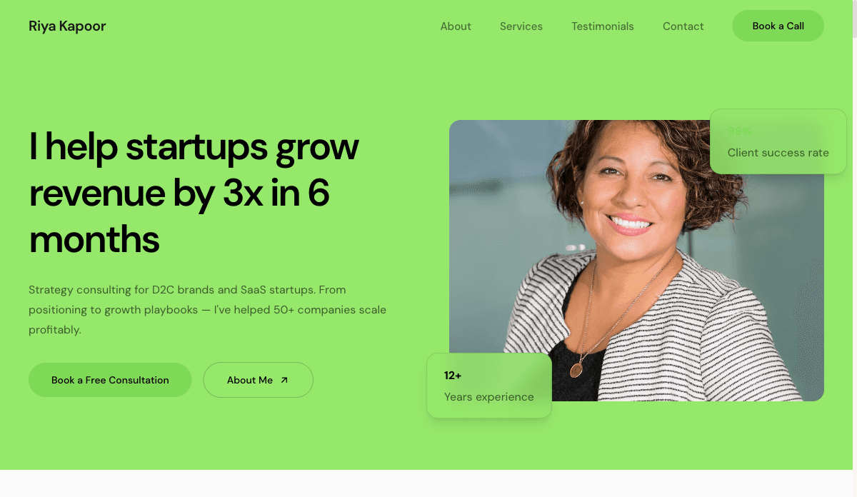 Consultant — Coach & Freelancer