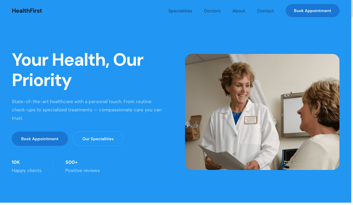 Doctor — Healthcare & Clinic