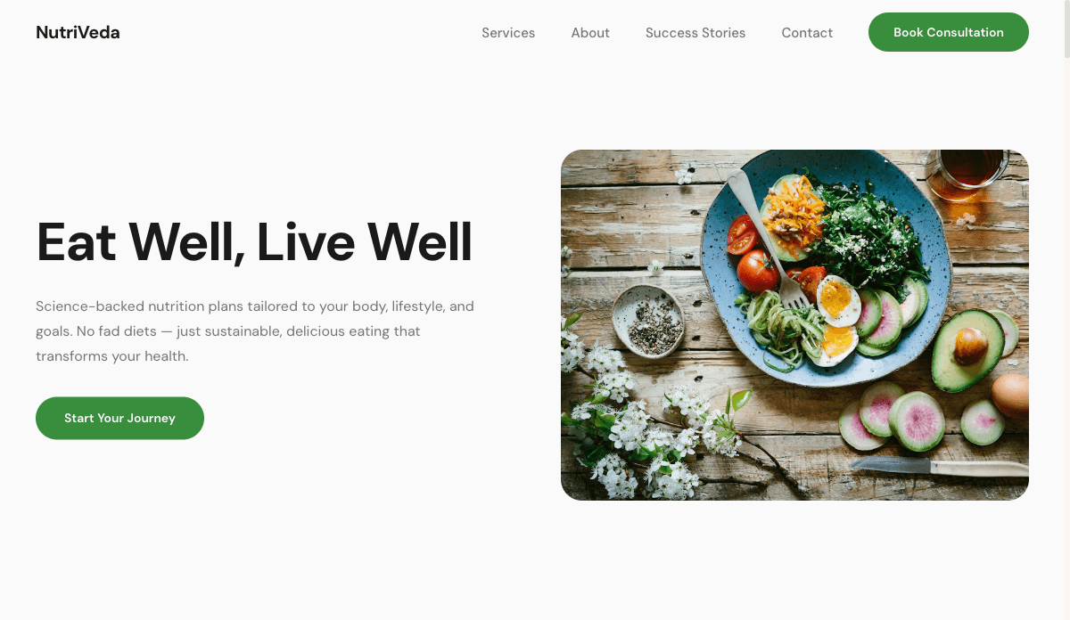 Nutritionist — Health & Wellness